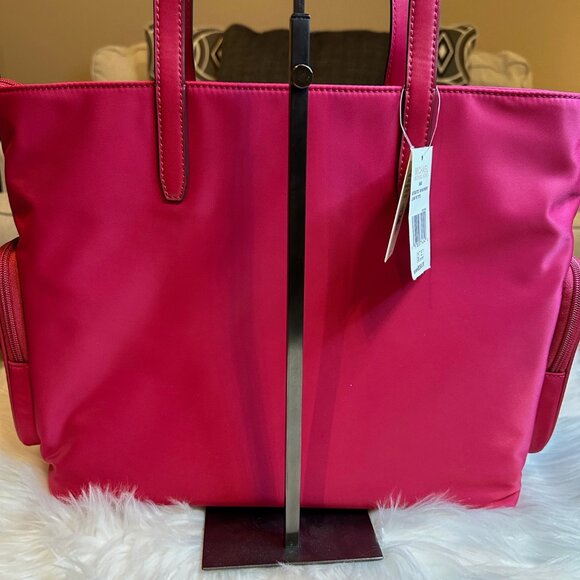 NWT Michael Kors Khai Large Nylon Tote Bag - Picture 3 of 8